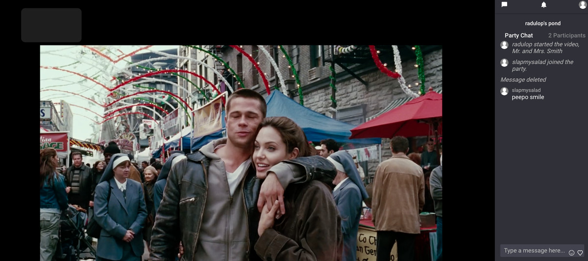 a screenshot of Kast, featuring Mr. and Mrs. Smith 