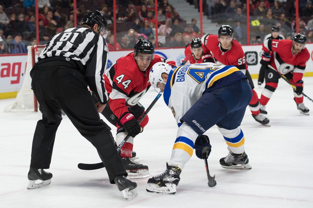 NHL: St. Louis Blues at Ottawa Senators