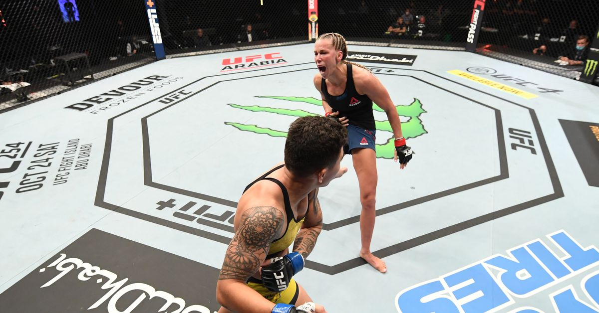 UFC Fight Island 6 results: Andrade stops Chookagian with body shots, Crute clobbers Bukauskas - Bloody Elbow