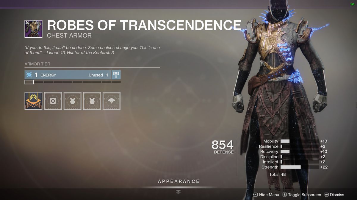 Destiny 2’s Robes of Transcendence 