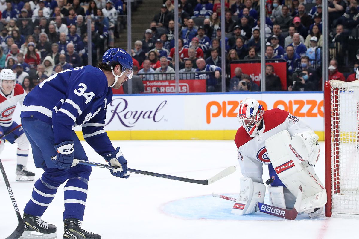 Toronto Maple Leafs play the Montreal Canadiens