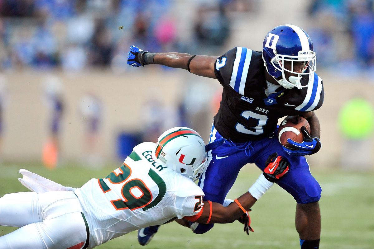 Jamison Crowder and Duke ran past Miami with startling ease last fall. Can it happen again? 
