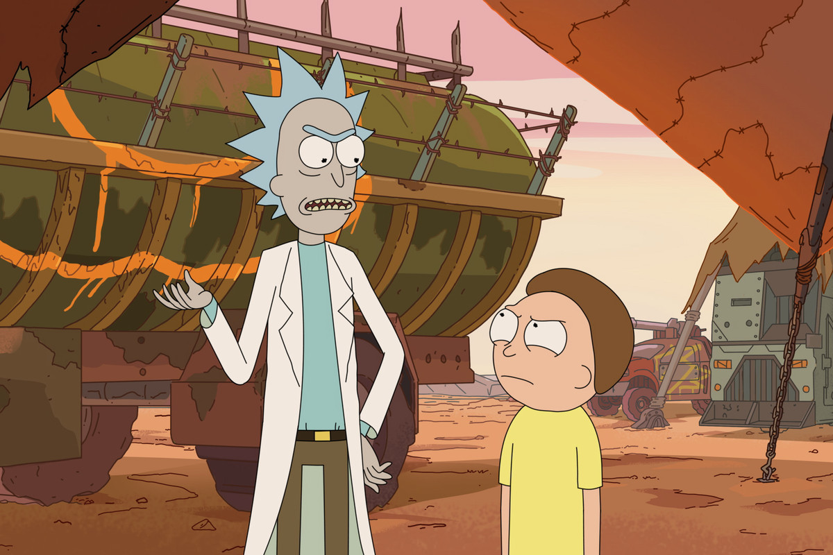 Rick and Morty - Rick and Morty in wasteland