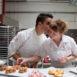 A sweet moment with sous chef Melissa Davidson