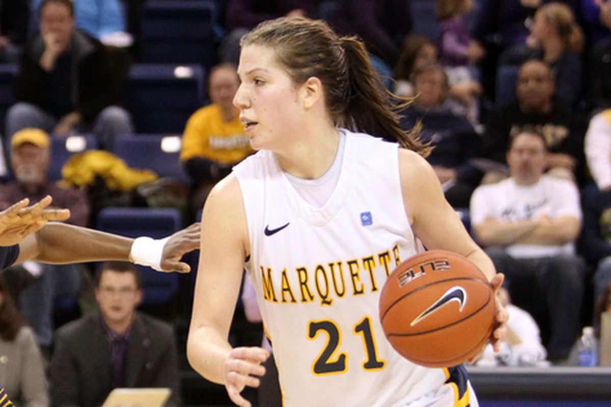 Katherine Plouffe should be an easy pick for preseason all-Big East honors.