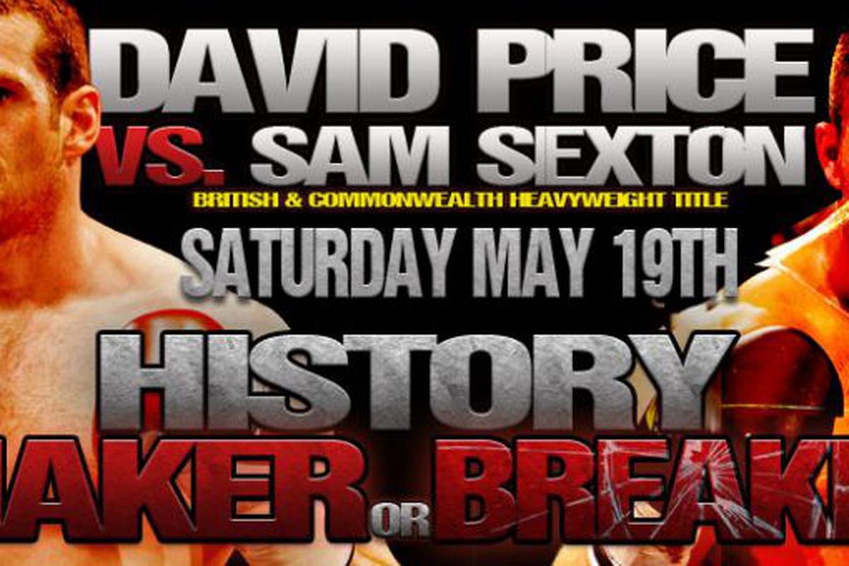 David Price looks to make his mark on British boxing today against Sam Sexton. 