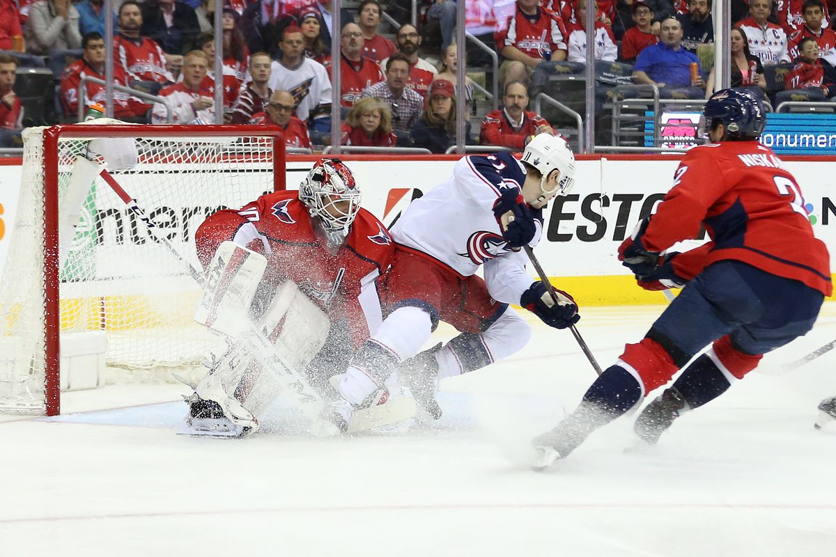 NHL: Stanley Cup Playoffs-Columbus Blue Jackets at Washington Capitals