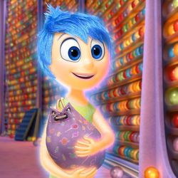 In this image released by Disney-Pixar, the character Joy, voiced by Amy Poehler, appears in a scene from "Inside Out," in theaters on June 19. 