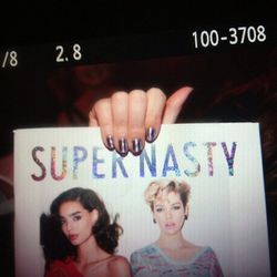 Terry Richardson-lensed looks from Nasty Gal's debut collection grace the cover of Super Nasty's inaugural issue [Photo via NG]