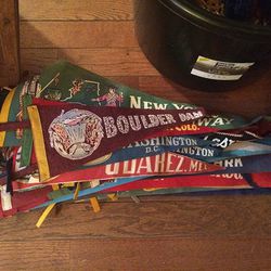 Vintage sports flags