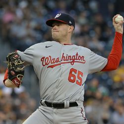Josh Rogers, Nationals starting pitcher on Wednesday