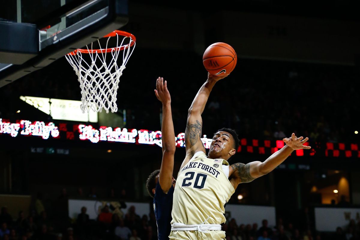 John Collins dunks against Pittsburgh in ACC play.