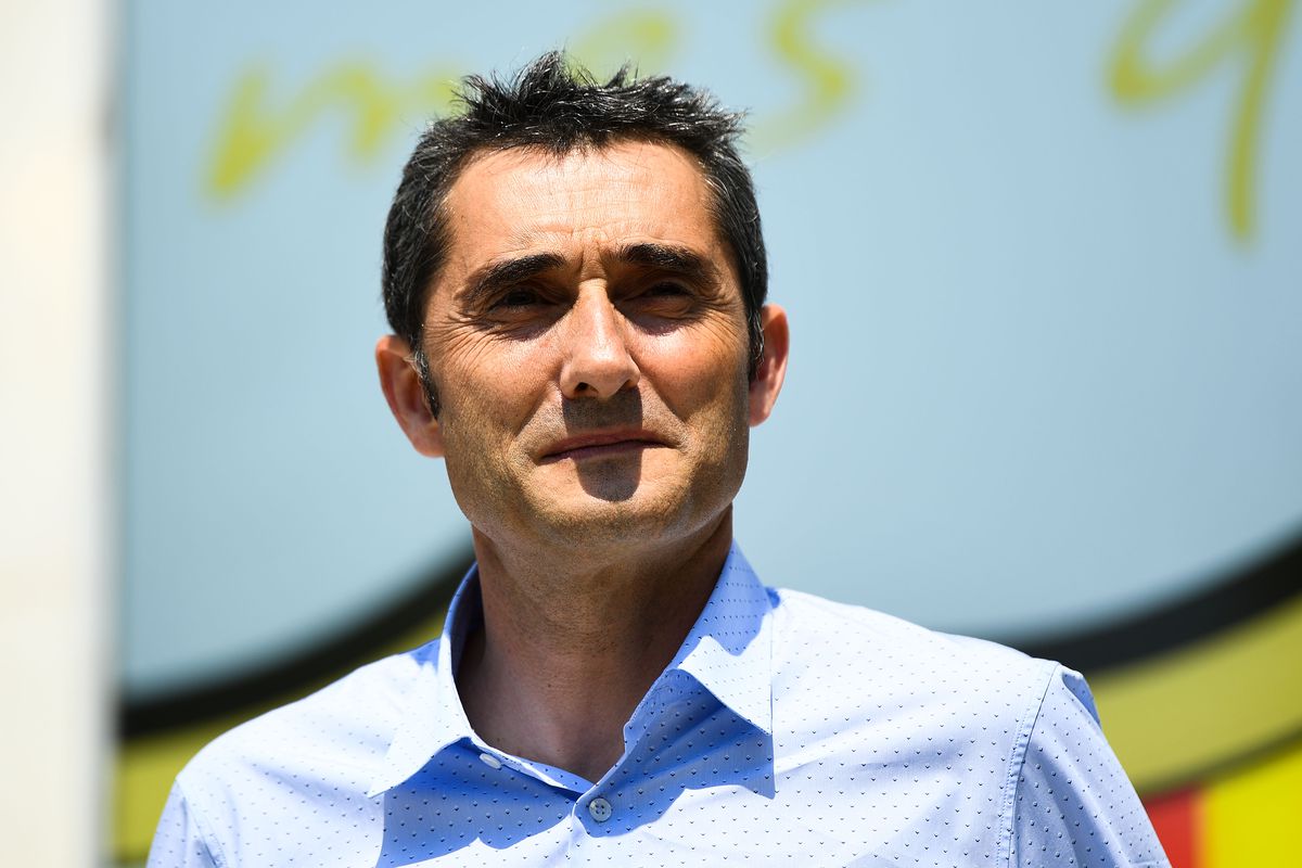 FC Barcelona Unveil New Head Coach Ernesto Valverde