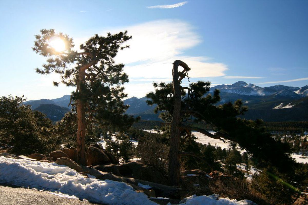 I took this picture in Colorado last December. 