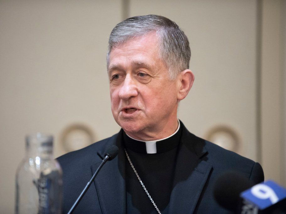Cardinal Blase Cupich said Tuesday that transparency is key to restoring trust in the church, then hustled off through the kitchen of the restaurant where he had just given a speech, refusing to speak with a reporter. | Sun-Times files