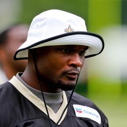 Jun 10, 2014; New Orleans, LA, USA; New Orleans Saints safety Jarius Byrd (31) during minicamp at the New Orleans Saints Training Facility. Mandatory Credit: Derick E. Hingle-USA TODAY Sports