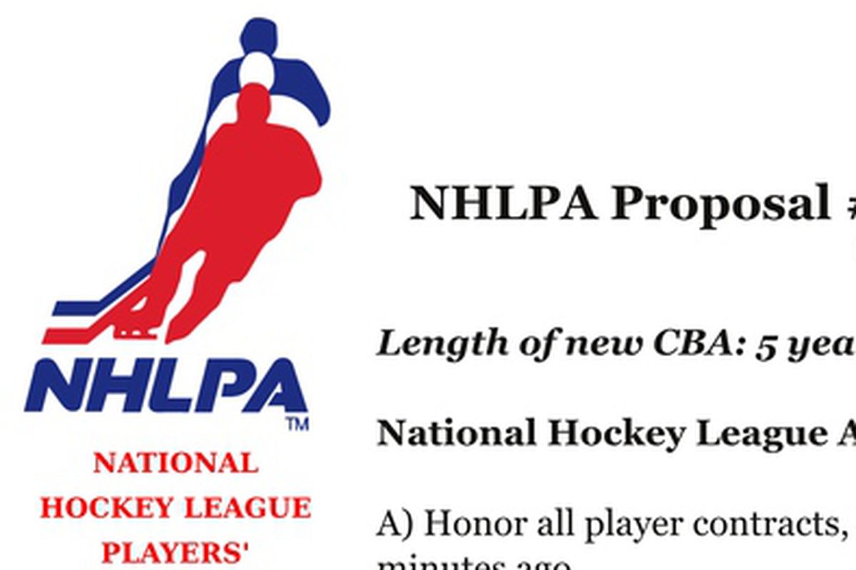 Presented here for the first time - the NHLPA's fourth CBA proposal