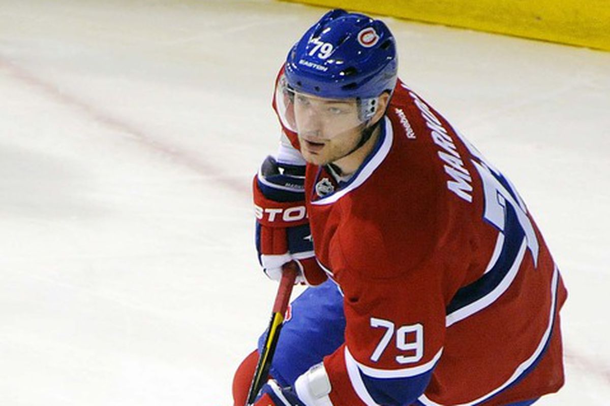 Can this guy stay healthy? An injury to Markov is one of several things that could derail the Habs' season.