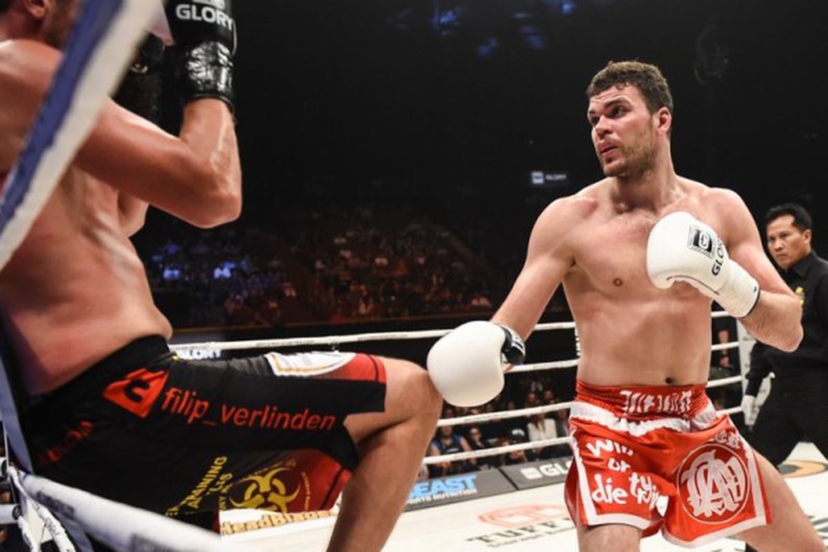 Artem Levin in action at GLORY 17 LAST MAN STANDING