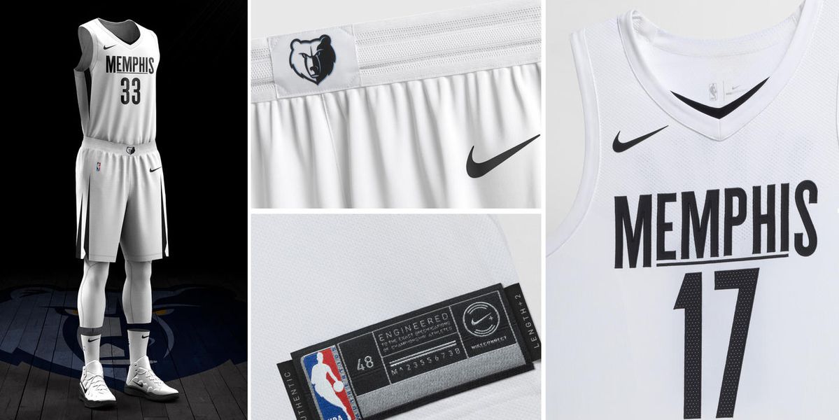 Martin Luther King MLK Day Grizzlies City Edition Jersey White 