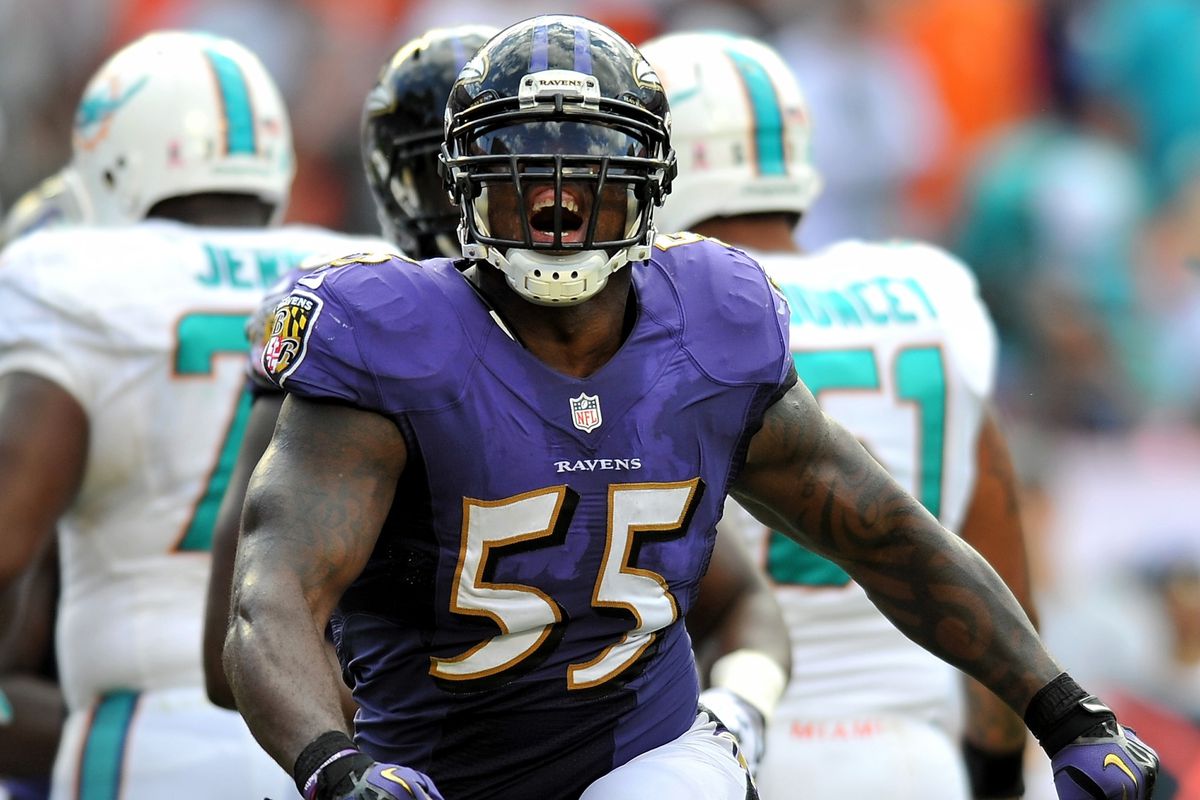 Terrell Suggs and the Ravens are tied for first place five weeks into the 2013 season. 
