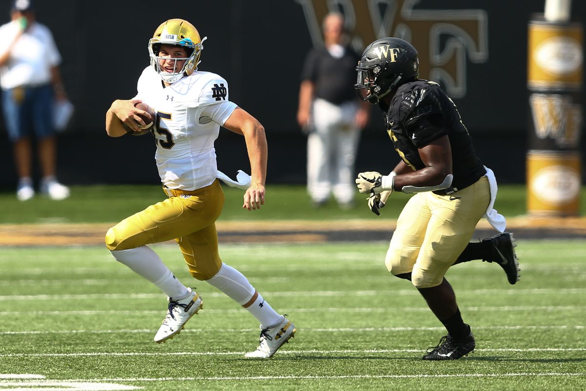 NCAA Football: Notre Dame at Wake Forest