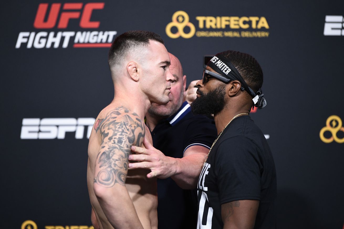 UFC Fight Night Covington v Woodley: Weigh-Ins