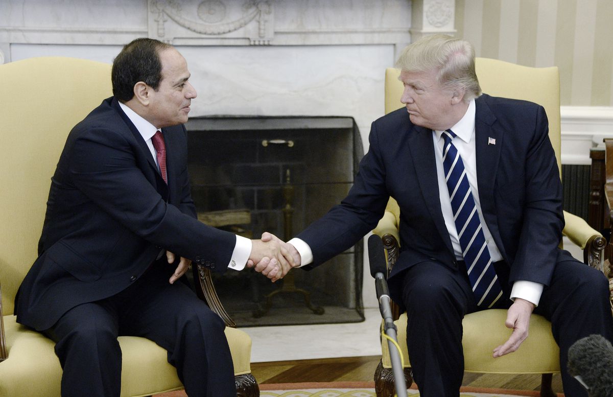 Trump Hosts Egyptian President Abdel Fattah Al Sisi At The White House