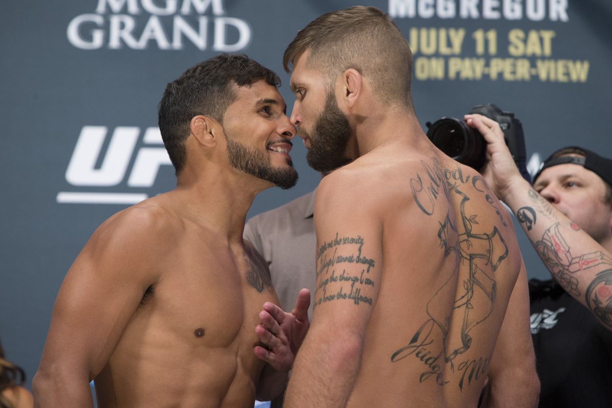Dennis Bermudez and Jeremy Stephens collide on the UFC 189 main card Saturday.