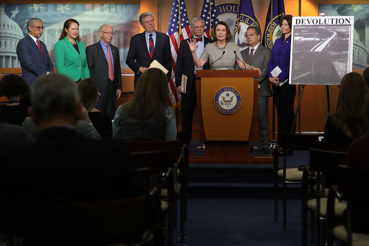 Nancy Pelosi, House Democrats Introduce House Democratic Infrastructure Plan