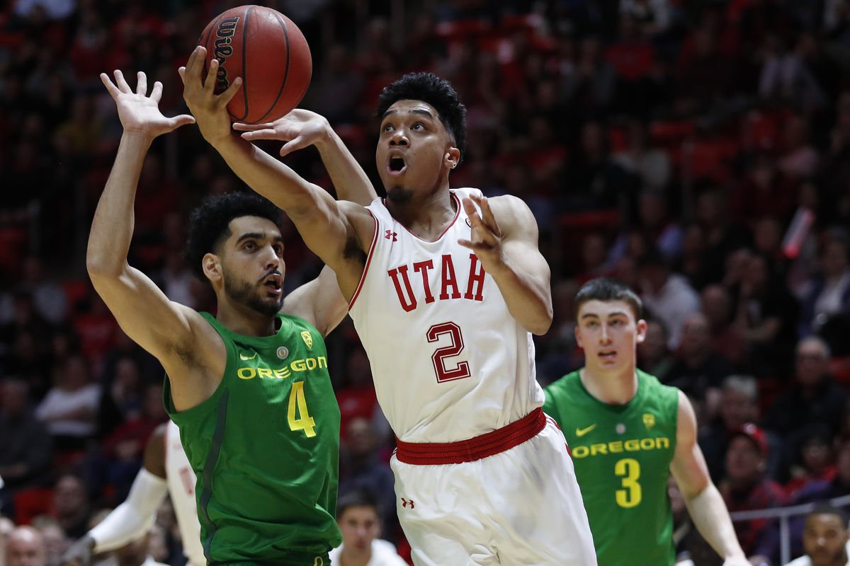 NCAA Basketball: Oregon at Utah