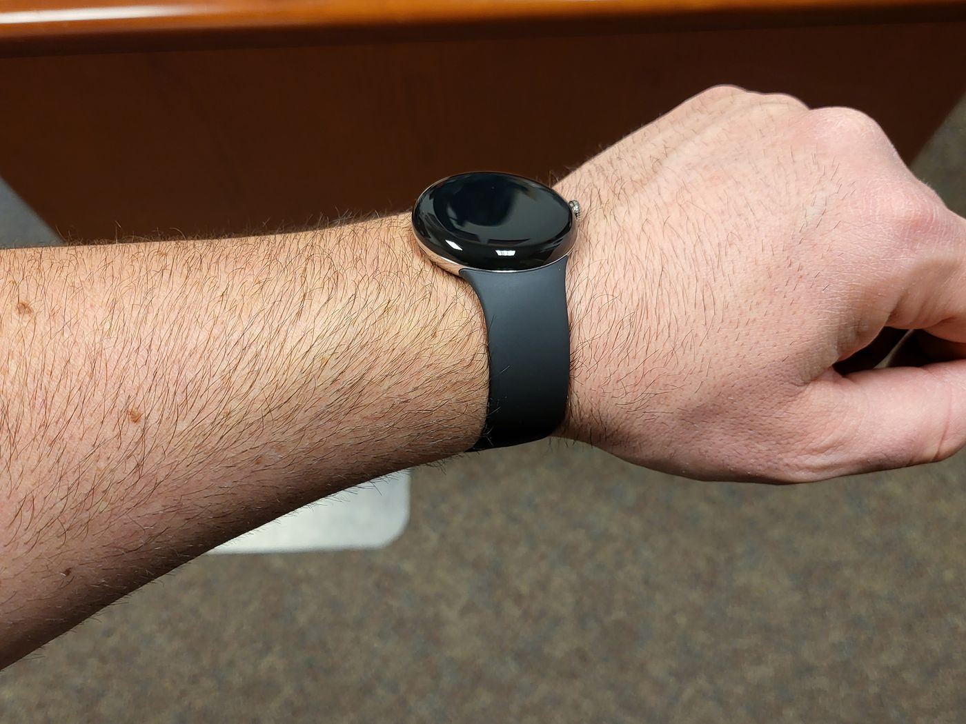 New leaked images claim to show Google's Pixel Watch on a wrist 