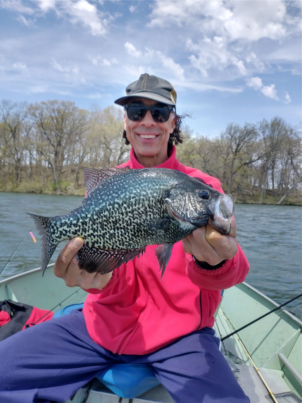Rob Abouchar with his PB crappie from a farm pond. Provided photo