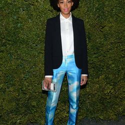 Solange wins again in these sweet, satin slacks by Michael Kors. [Photo via Getty]