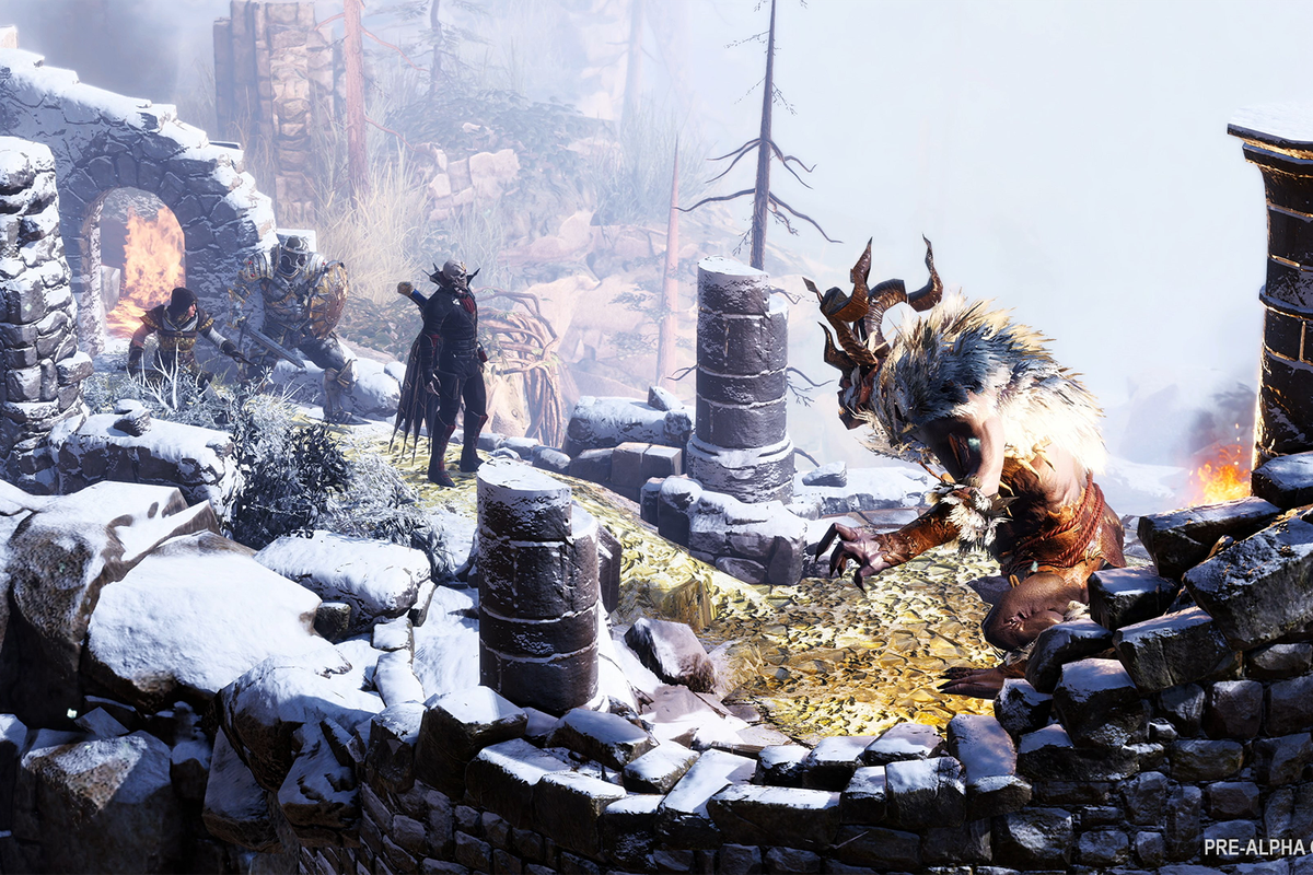 Early gameplay from Divinity: Fallen Heroes.
