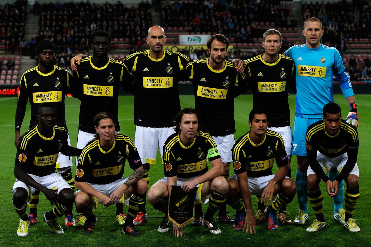 The AIK line up as of October.