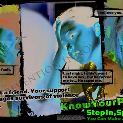 Researchers at the University of New Hampshire created the Know Your Power Bystander Social Marketing Campaign, which aims to reduce sexual assault, relationship violence and stalking on college campuses by showing that everyone in the community has a role to play in speaking up against this violence.

Image provided by Know Your Power