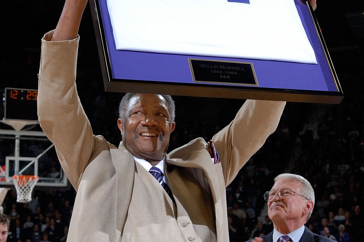 Willie Murrell at his jersey retirement ceremony in 2009.