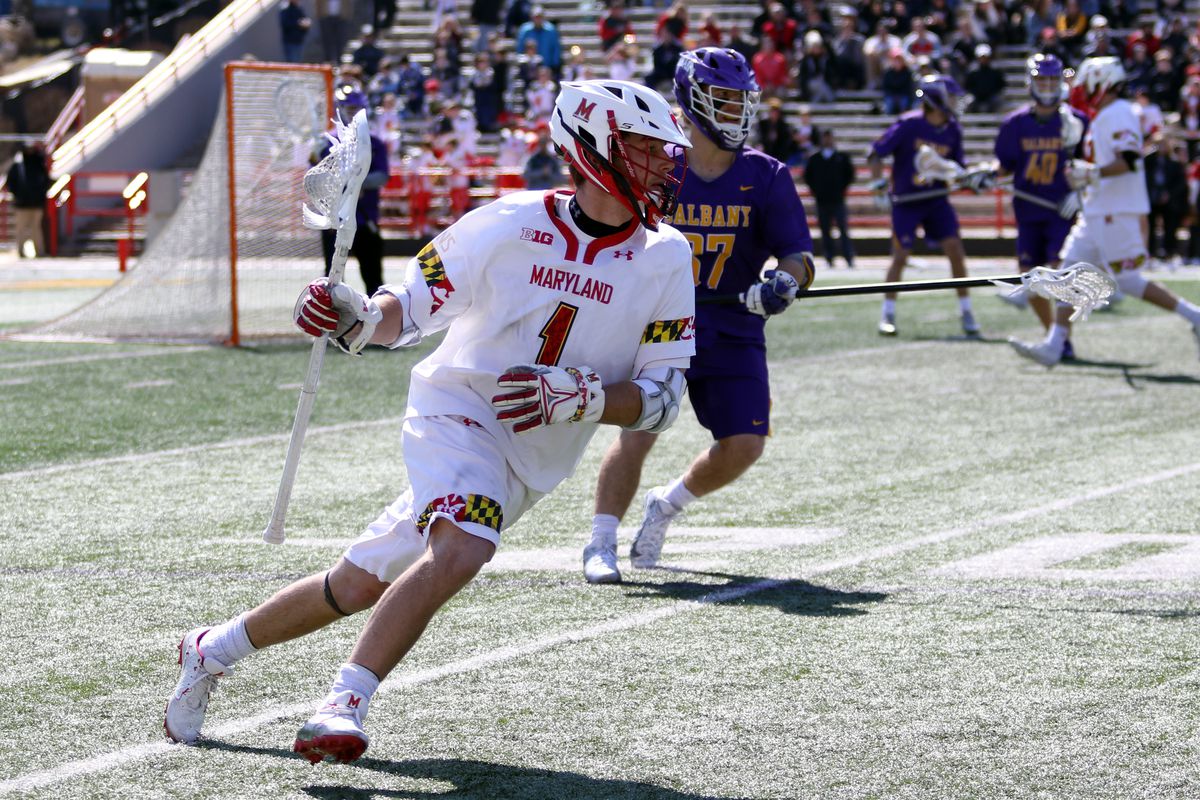 Maryland lacrosse Connor Kelly vs. Albany