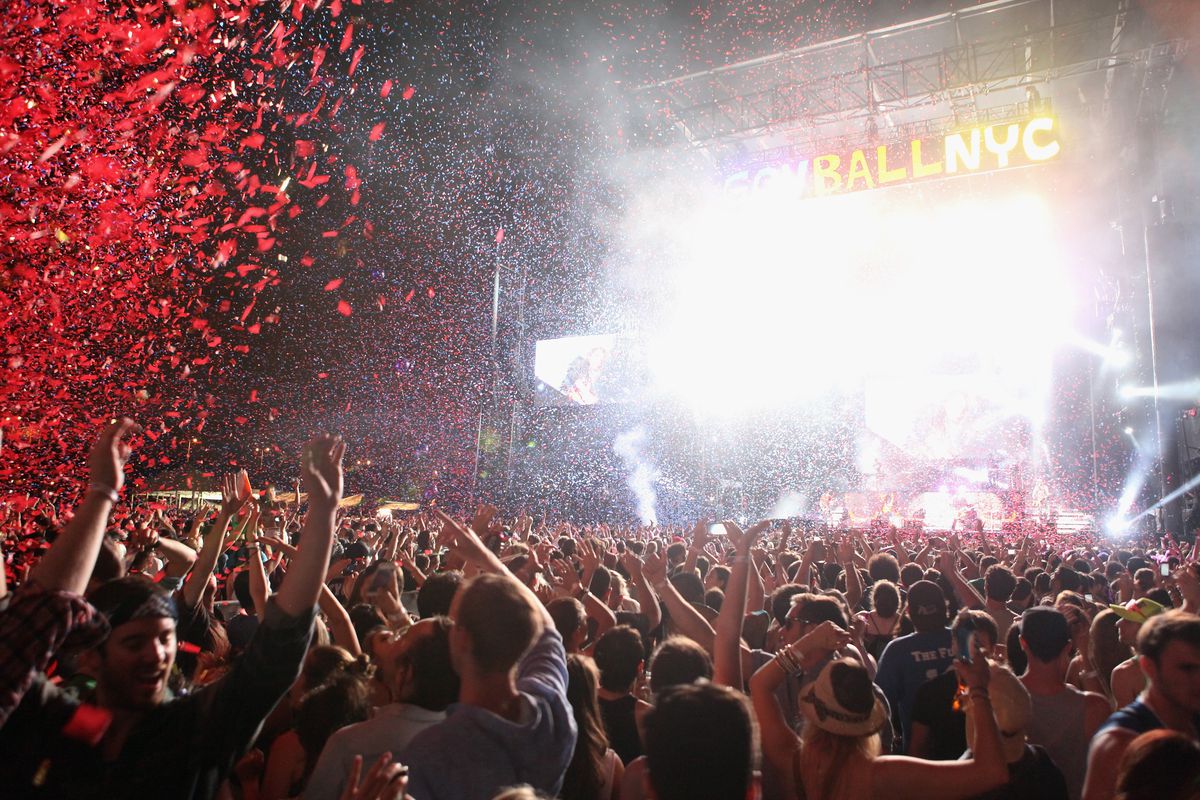 A crowd of people at the 2013 Governor’s Ball Music Festival.