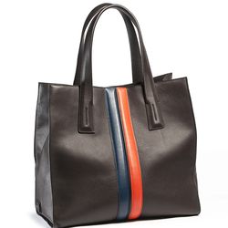 <span class="credit">A custom <a href="http://www.tods.com/">Tod's</a> tote.</span><br /><br />

Luxury brand Tod’s has one bag in its collection, the Double Strip bag for men, which allows customization. In their boutiques in New York, LA and Miami, cu