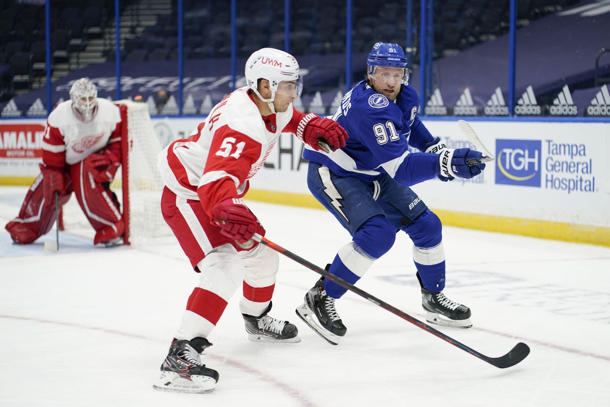 NHL: FEB 03 Red Wings at Lightning
