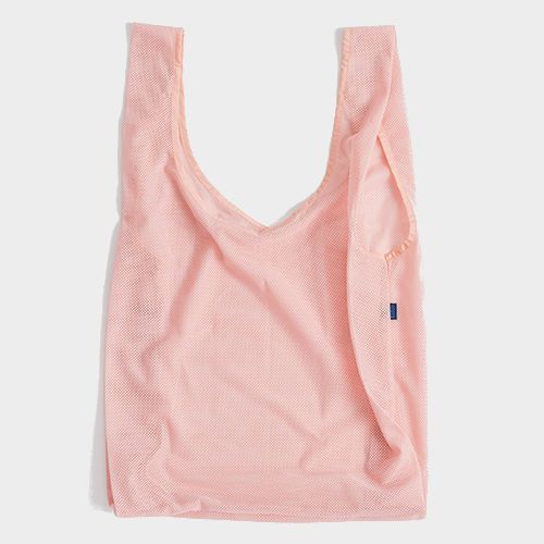 Pink mesh bag