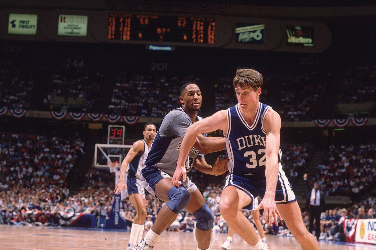 Georgetown University vs Duke University, 1989 NCAA East Regional Finals