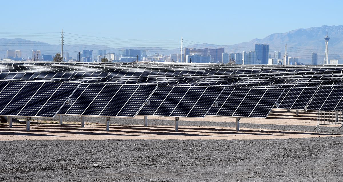 Nellis Air Force Base Commemorates Opening Of Solar Array