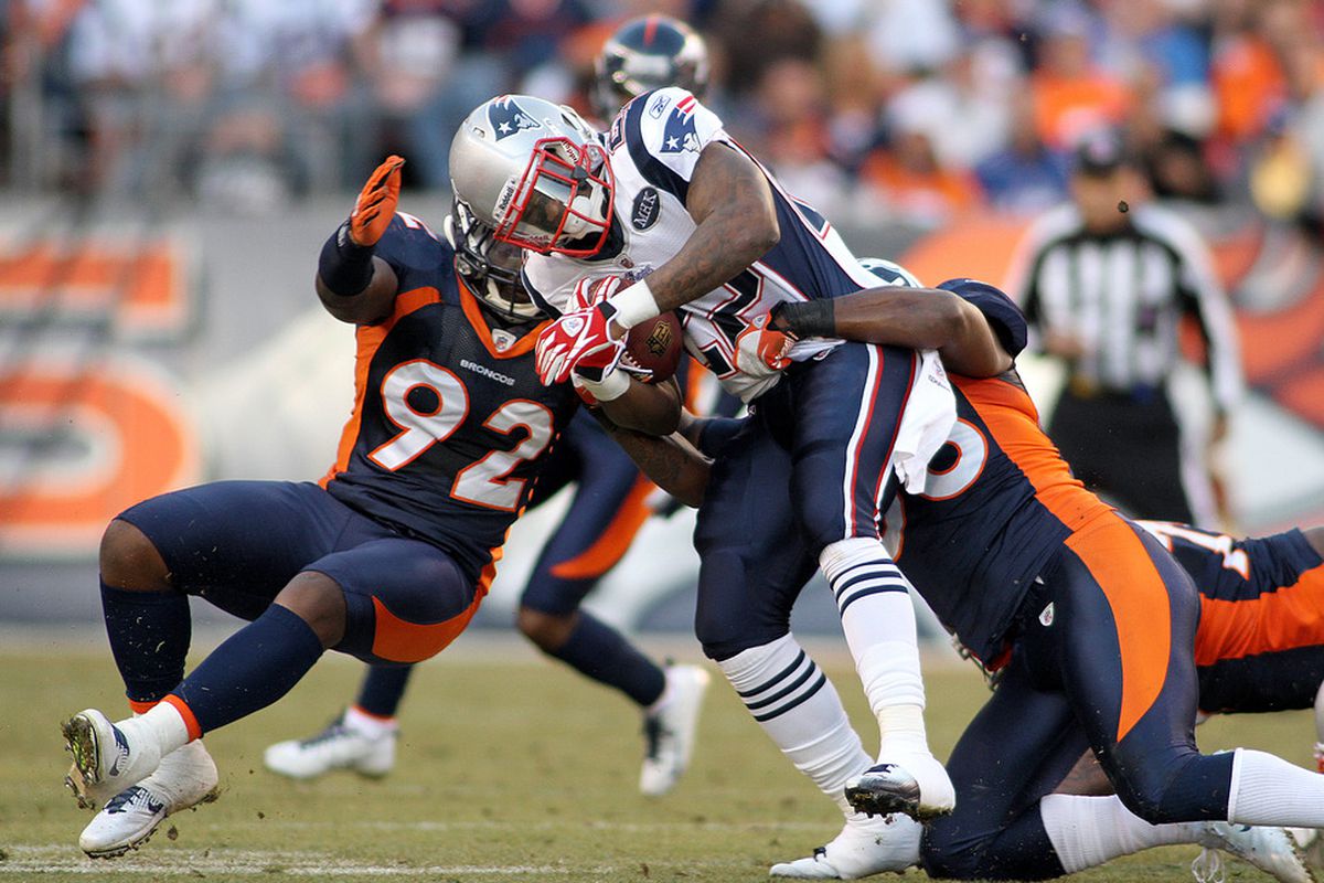 Stevan Ridley added energy. (Photo by Marc Piscotty/Getty Images)