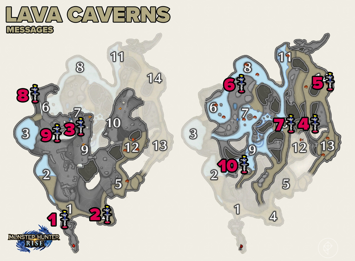 Monster Hunter Rise guide: Lava Caverns collectible relic records locations