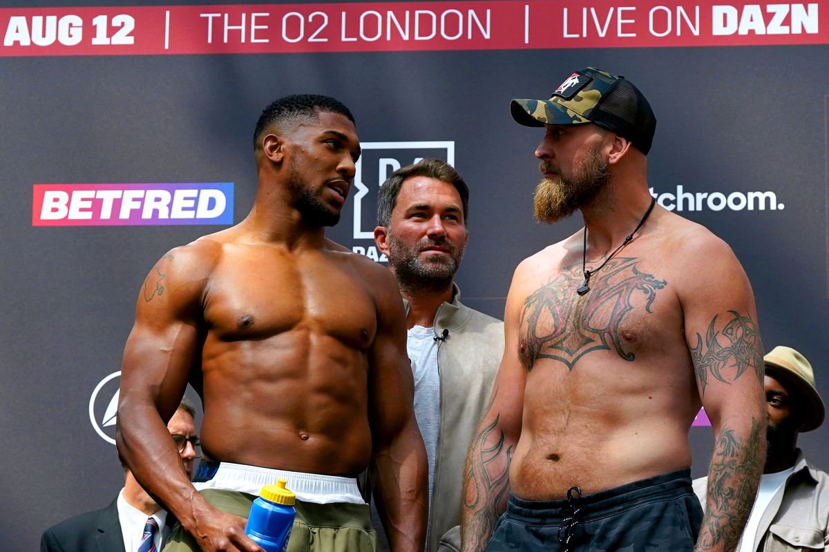 Anthony Joshua faces Robert Helenius live from London today on DAZN!