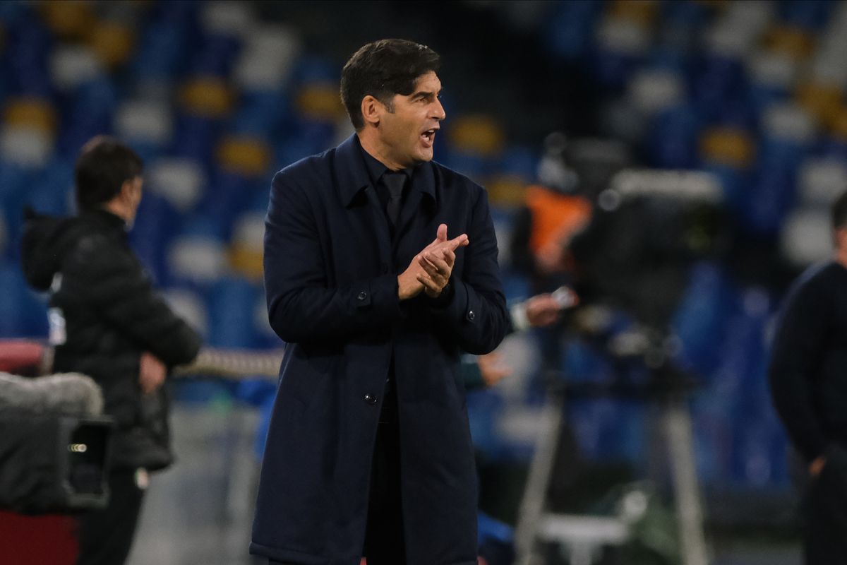 As Roma’s Portuguese coach Paulo Fonseca during the Serie A...