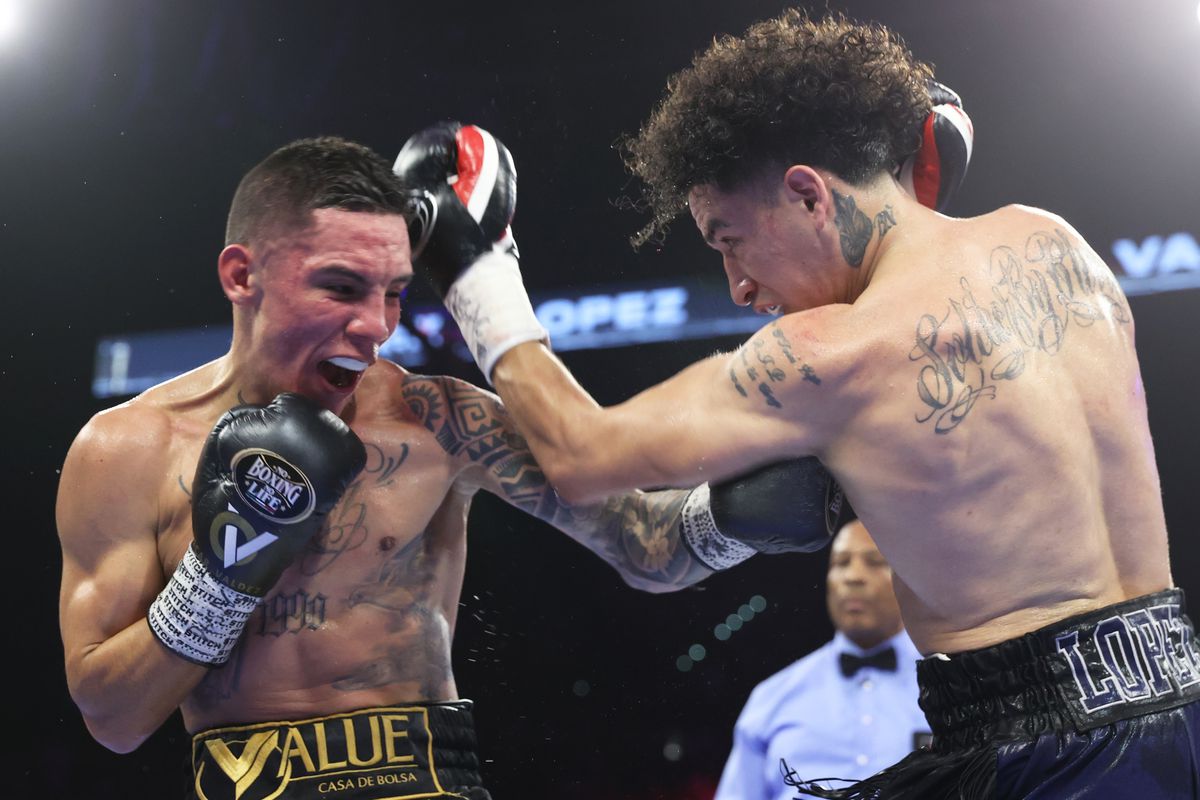 Oscar Valdez beat Adam Lopez for a second time on the Haney-Lomachenko card